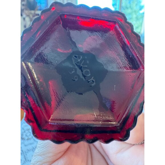 Vintage Avon Ruby Red Cordial Glasses – Cape Cod Collection, Set of 4 🍷 - Picture 2 of 7